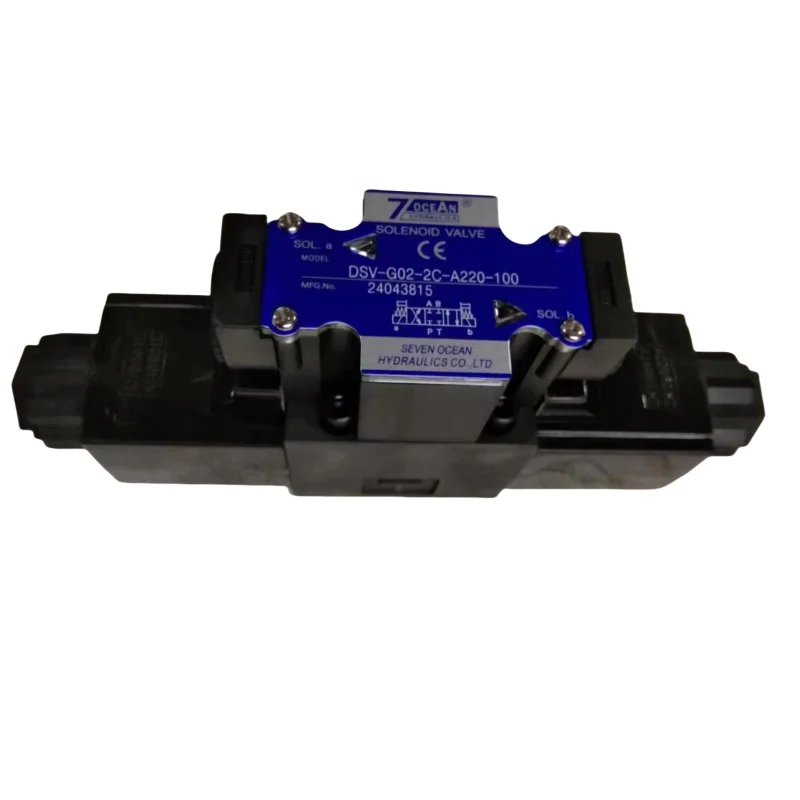 DSV-G02-2N-DC24-20 7Ocean Solenoid Operated Directional Control Valve DSV-G03-3BL-A220-20