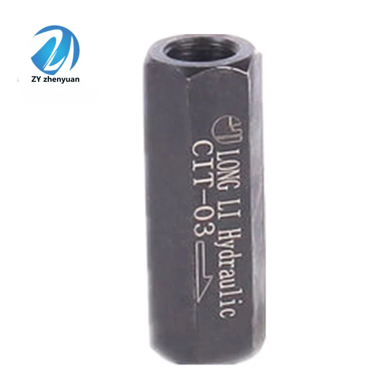 Hydraulic Check Valve CIT-02 CIT-03 CIT-04 CIT-06 Straight Check Oil Pressure Flow Throttling Control Valve CIT-02-75-75