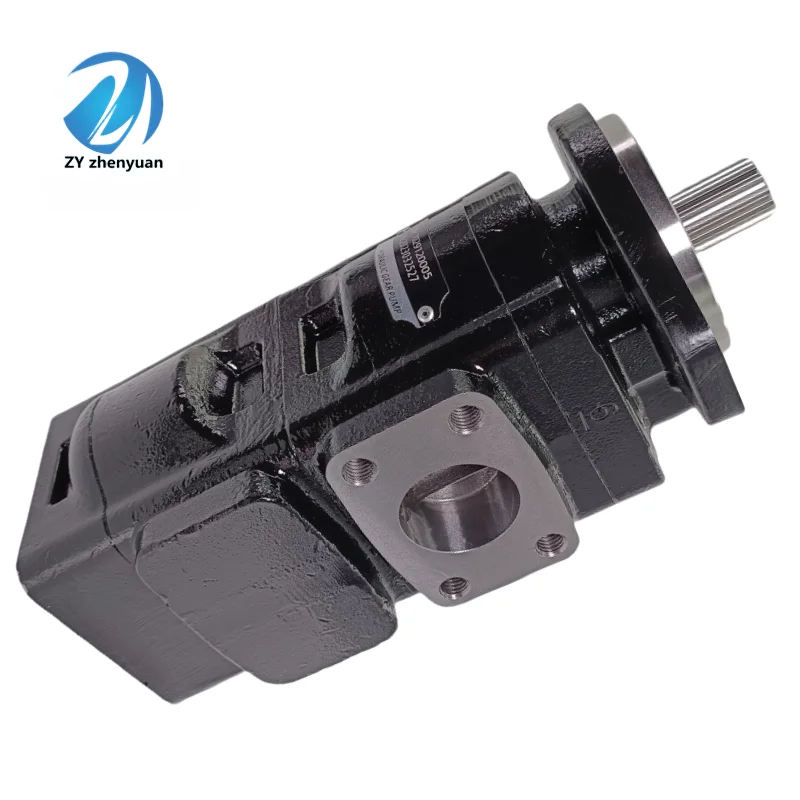 PGP PGM PGM640 PGM350 PGM031 PGM051 PGM075 PGM076 Series Hydraulic Gear Triple Pump PGM330A878CTEB107