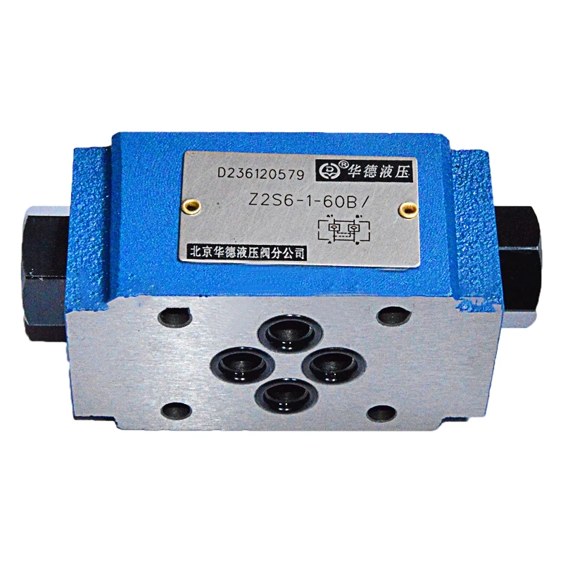 Hydraulic Control Check Valve Z2S6-1-40B Z2S6-1-40B Z2S10-1-20B Z2S16-1-30B Z2S22-1-30B