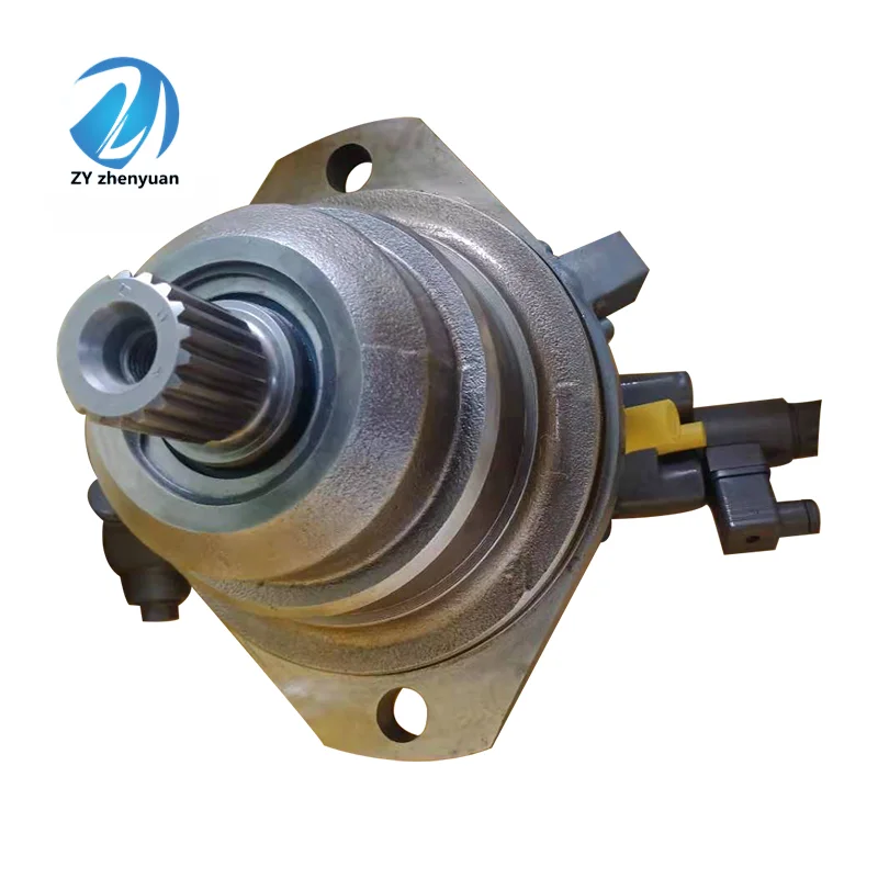 A6VE Variable Displacement Piston Hydraulic Motor With Wheel A6VE55 A6VE28 A6VE107 A6VE80 A6VE107HD1D/63W-VZL37800B