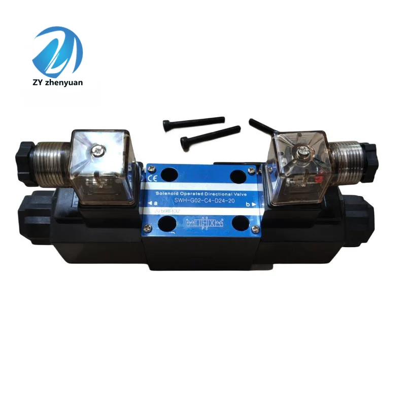 SWH-G01 SWH-G02 SWH-G03 SWH-G06 Series Hydraulic Check Solenoid Valve SWH-G02-C4-A110-20 SWH-G02-C2-A110-20 SWH-G02-D2-D24-10