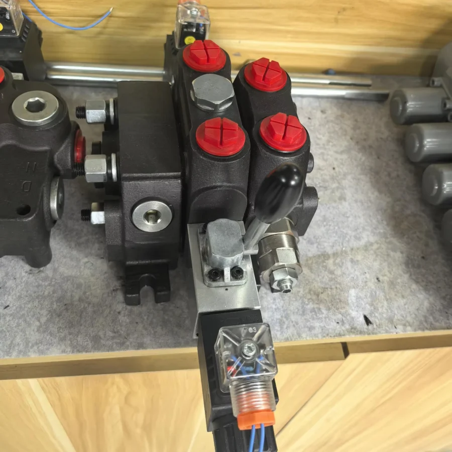 1P40 2P40 3P40 4P40 5P40 6P40 7P40 40L/Min OEM Multiway Hydraulic Monoblock Directional Manual Control Valve for Equipment
