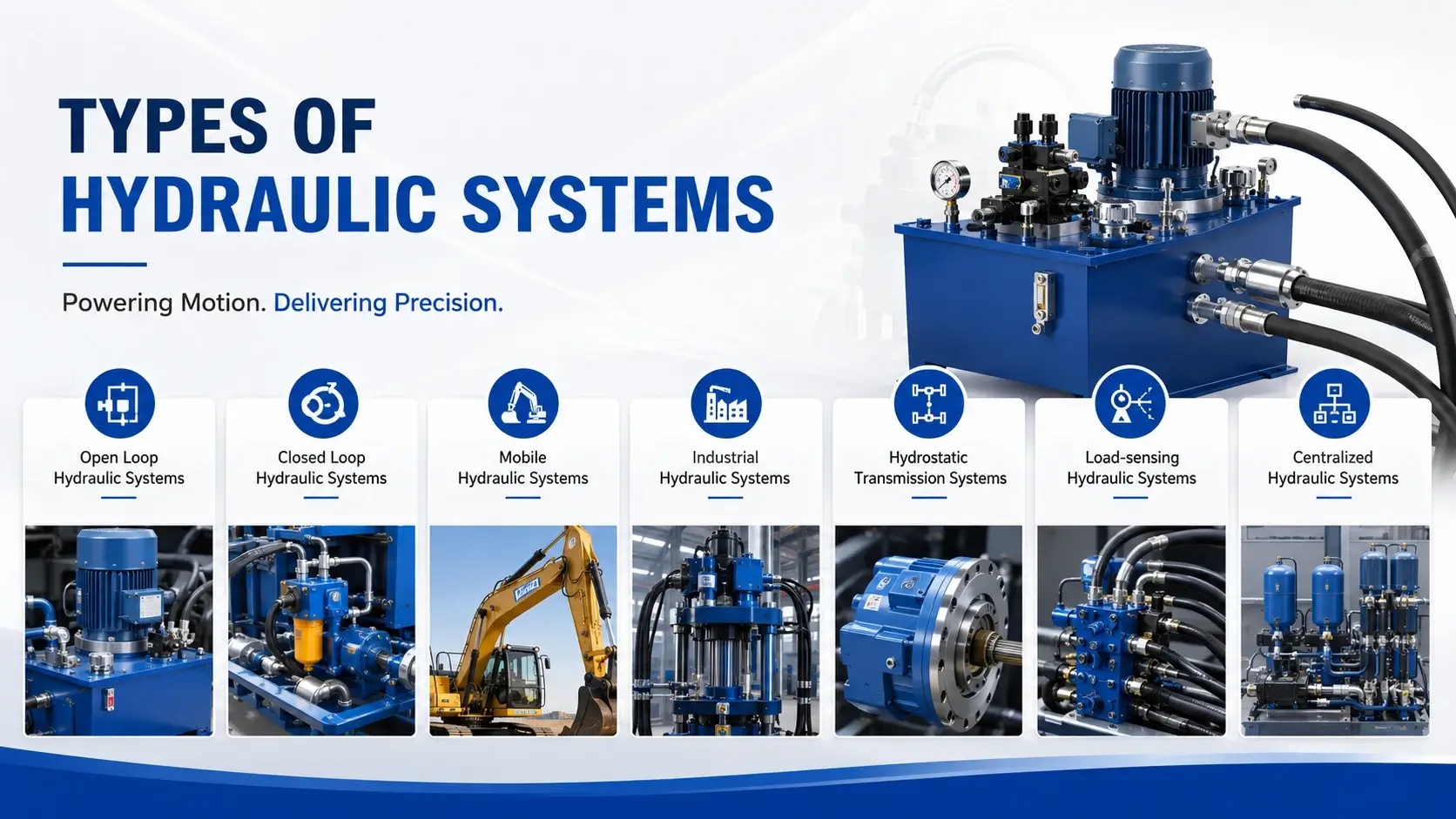types of hydraulic systems