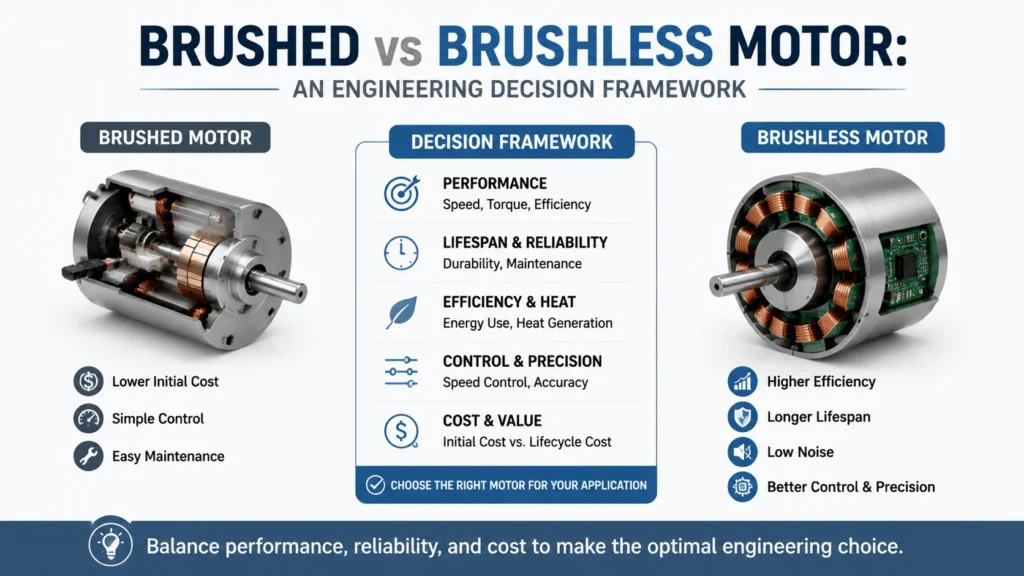 Brushed vs Brushless Motor- An Engineering Decision Framework