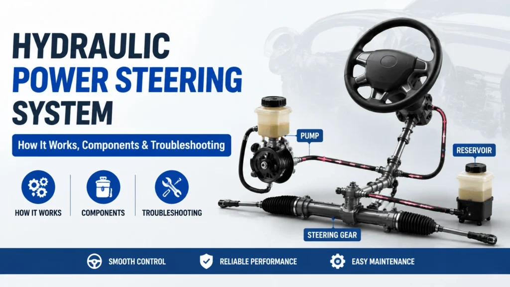 Hydraulic Power Steering System- How It Works, Components & Troubleshooting