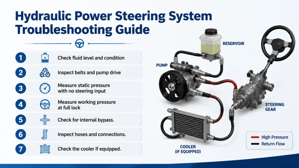Hydraulic Power Steering System Troubleshooting Guide