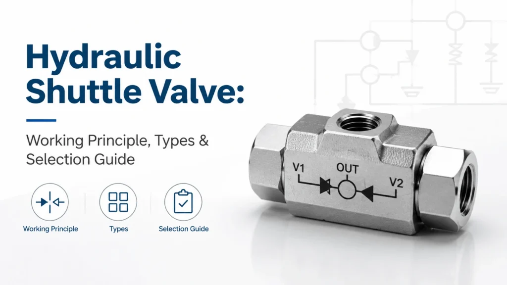 Hydraulic Shuttle Valve- Working Principle, Types & Selection Guide