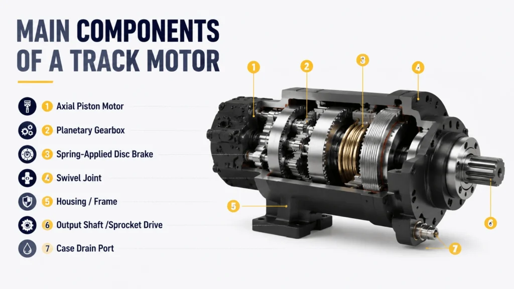 Main Components of a Track Motor