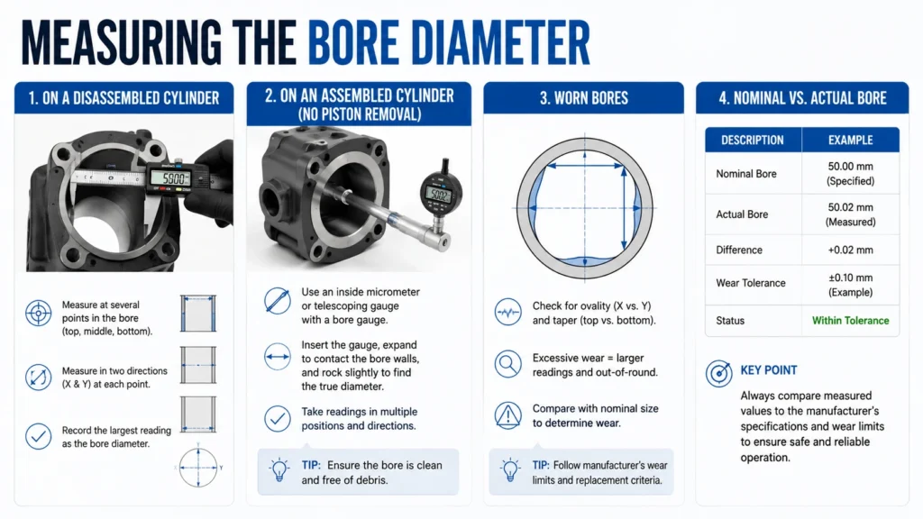 Measuring the Bore Diameter