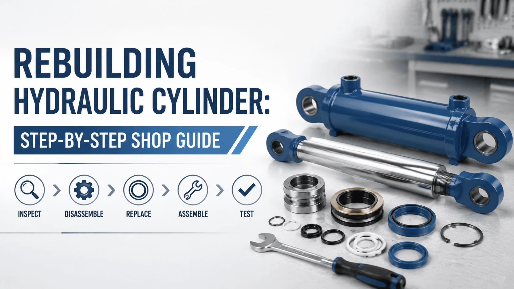 Rebuilding Hydraulic Cylinder- Step-by-Step Shop Guide