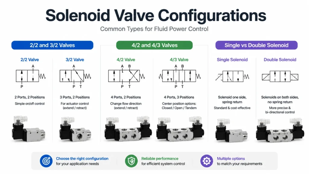 Solenoid Valve Configurations