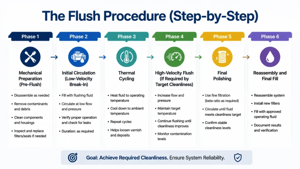 The Flush Procedure (Step-by-Step)