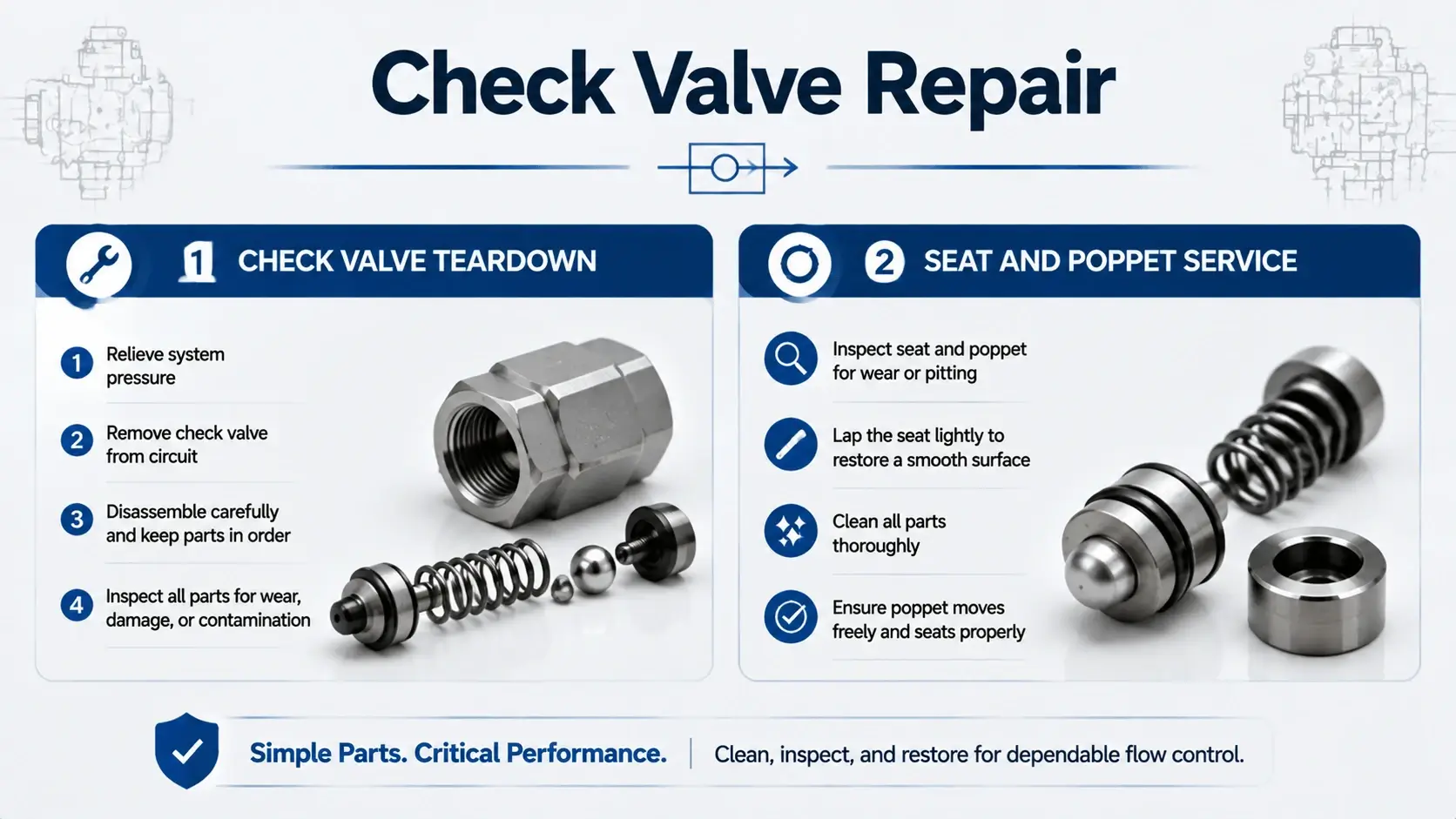 Check Valve Repair