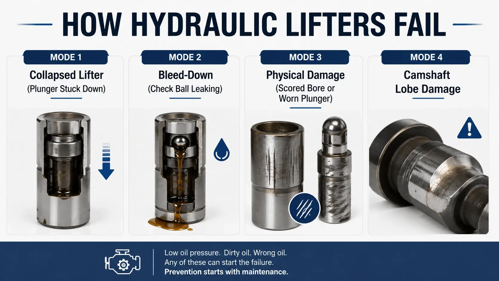 How Hydraulic Lifters Fail