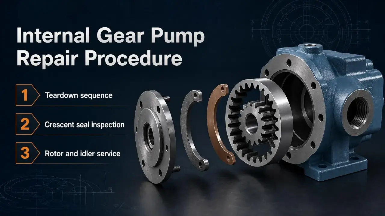 Internal Gear Pump Repair Procedure