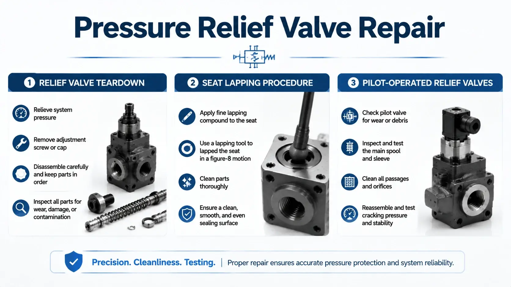 Pressure Relief Valve Repair